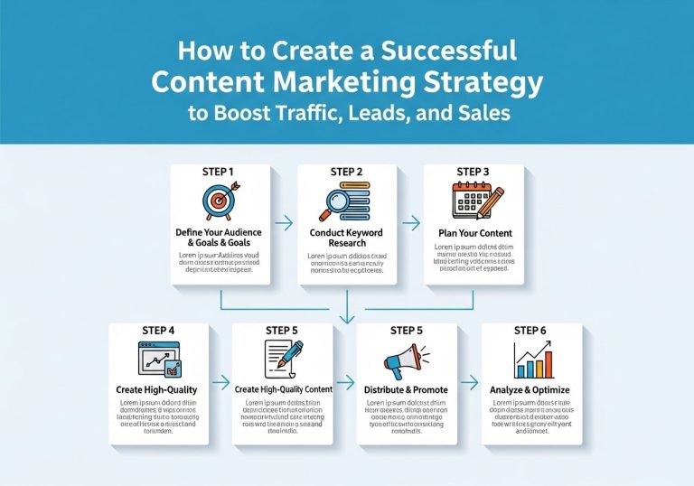 How to Create a Successful Content Marketing Strategy to Boost Traffic, Leads, and Sale