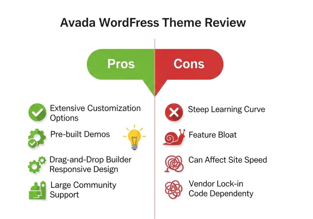 Avada WordPress Theme Review Pros and Cons