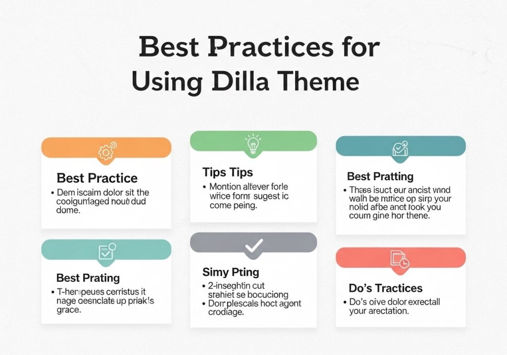 Best Practices for Using Dilla Theme