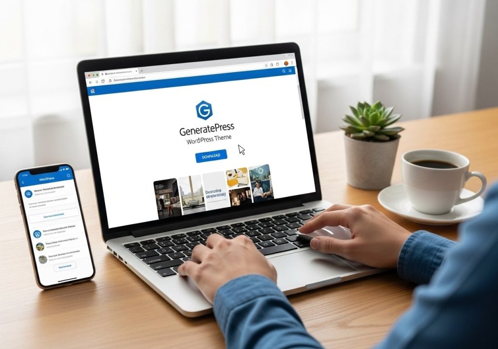 GeneratePress WordPress Theme Download and Installation