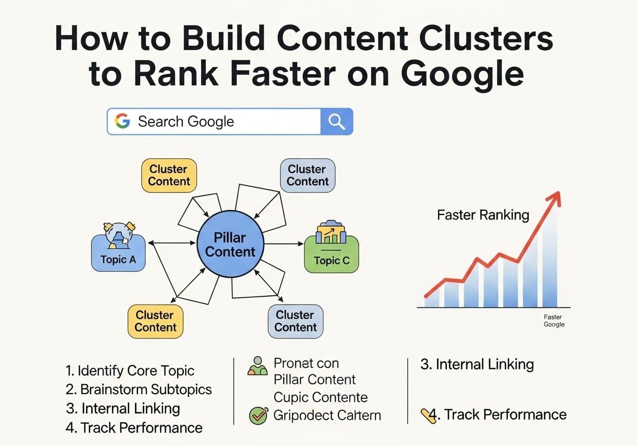 How to Build Content Clusters to Rank Faster on Google