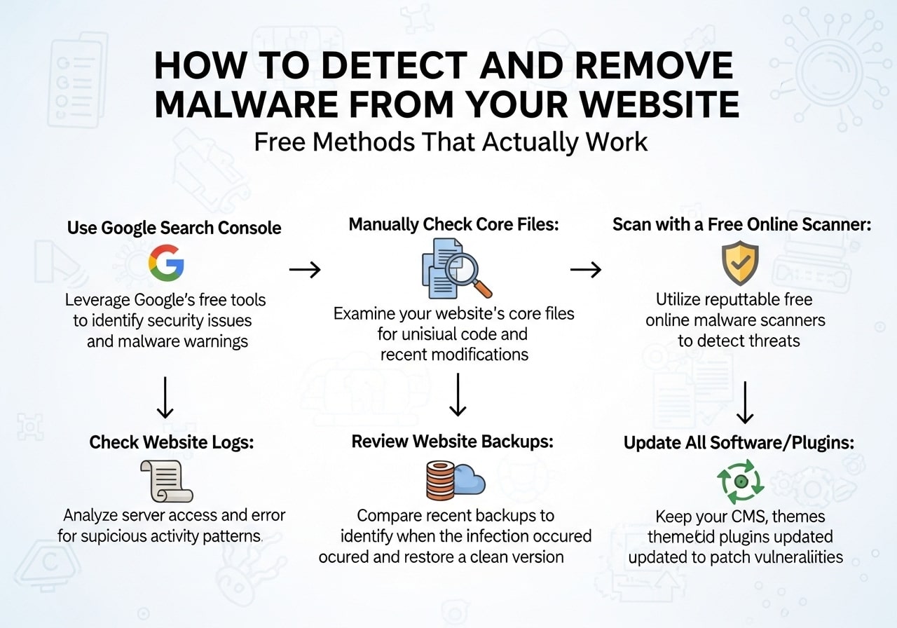 How to Detect and Remove Malware from Your Website - Free Methods That Actually Work