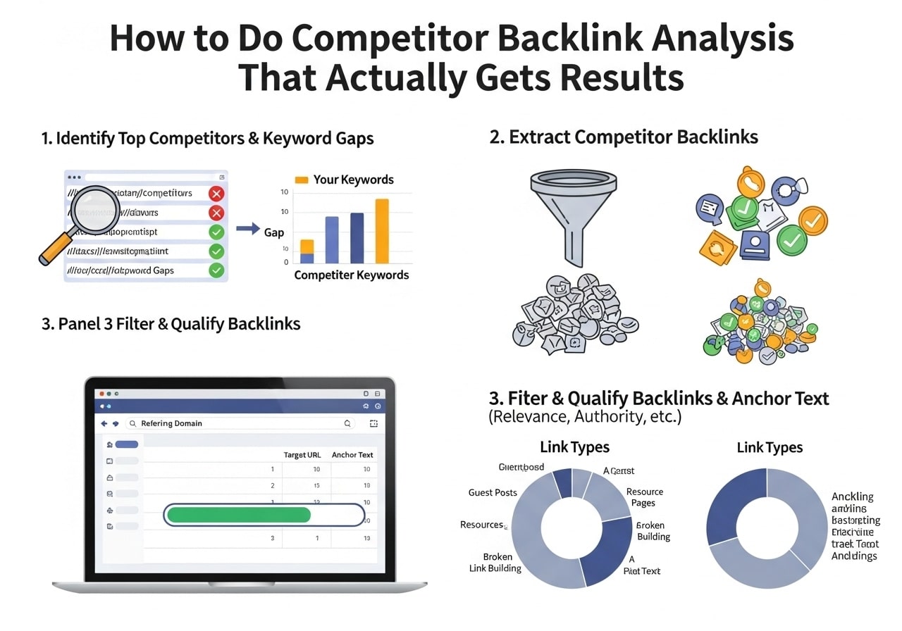 How to Do Competitor Backlink Analysis That Actually Gets Results
