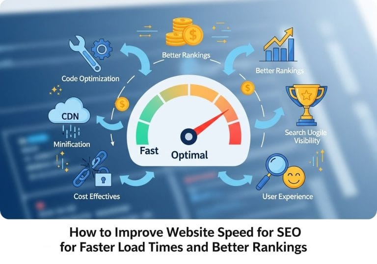 Website speed test results showing fast load times to improve SEO rankings