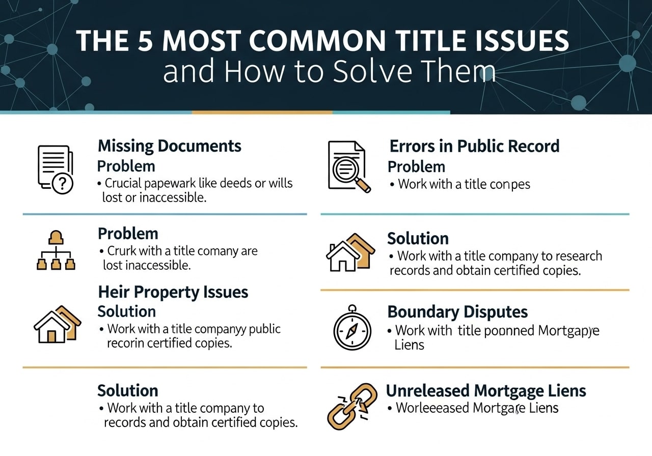 The 5 Most Common Title Issues and How to Solve Them