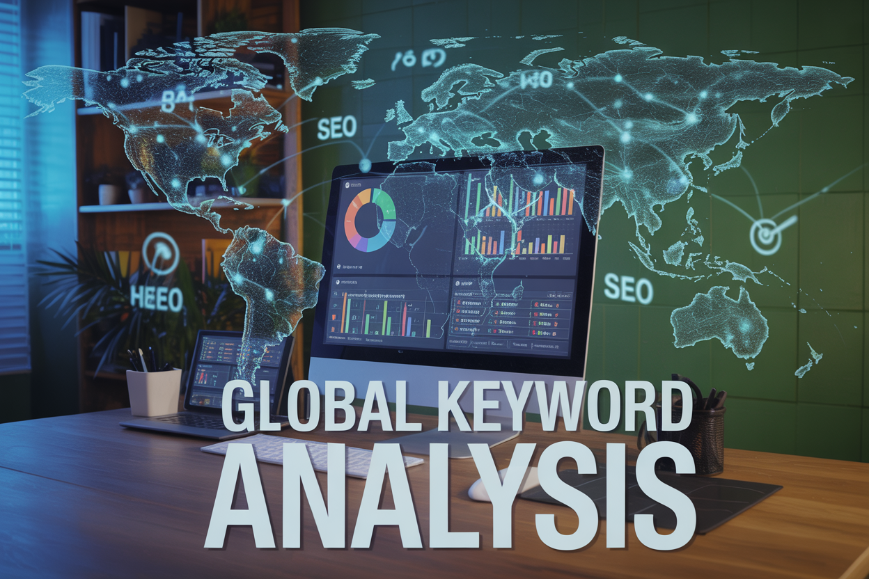 Global Keyword Volume and Competition Analysis Understanding Keyword Volume, SEO Keyword Competition, Competitor Analysis, and Global Market Competitiveness